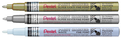 Pentel Marqueur laque PAINT MARKER MMP10, or
