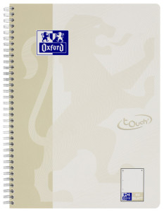 Oxford Cahier Touch, A4+, ligné, 160 pages, corail