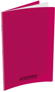 CONQUERANT CLASSIQUE Cahier 240 x 320 mm, séyès, rouge