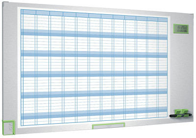 NOBO tableau de planning annuel Perfomance Plus,