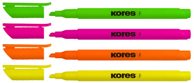 Kores surligneur Pen, largeur du tracé: 0,5 - 3,5 mm,