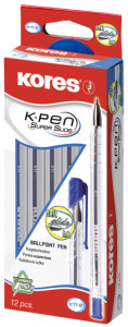 Kores stylo bille K-PEN Super Slide K11, noir