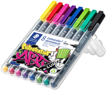 STAEDTLER Lumocolor marqueur permanent 317M, étui de 6