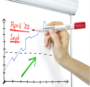 STAEDTLER Marqueur tableau blanc lumocolor 351, étui de 6,