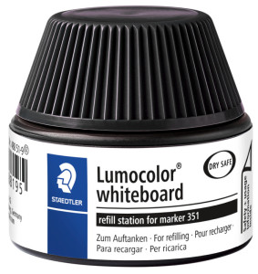 STAEDTLER Flacon-recharge 488 51 Lumocolor, noir