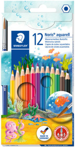 STAEDTLER Crayon aquarelle Noris Club, étui carton de 12