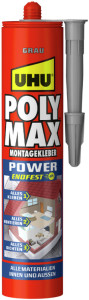 UHU Colle de montage POLYMAX EXPRESS, noir, cartouche 425 g