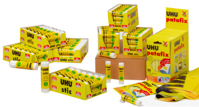 UHU Assortiment Rentrée Bâtons de colle stic + patafix