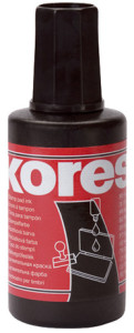 Kores encre à tampon, contenu: 27 ml, rouge