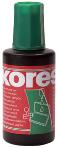 Kores encre à tampon, contenu: 27 ml, rouge