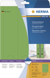 HERMA étiquettes de classement SPECIAL, 61 x 297 mm, jaune