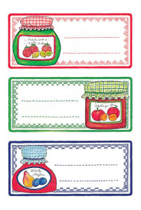 HERMA Etiquettes de cuisine choix de fruits, 76 x 28 mm