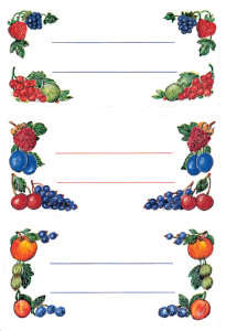 HERMA Etiquettes de cuisine choix de fruits, 76 x 28 mm