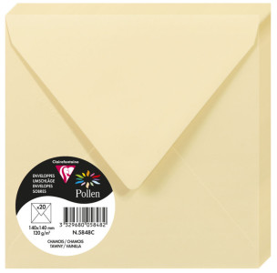 Pollen by Clairefontaine Enveloppes 140 mm, chamois