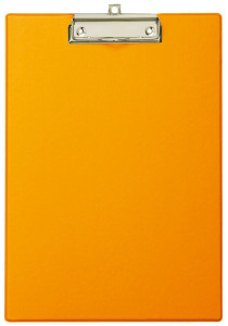 MAUL porte-bloc, A4, recouvert de film, orange,