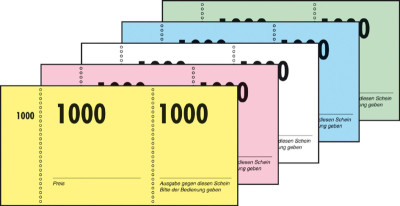 sigel bloc de numéro 1-1000, 105 x 50 mm