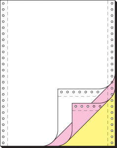 sigel Papier listing sans fin, 240 mm x 12