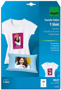 sigel Films de transfert de T-Shirt 