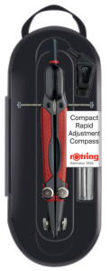 rotring Compas à réglage rapide COMPACT, longueur 170 mm