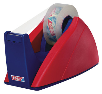 tesa Dévidoir de table Easy Cut, rouge / bleu, non équipé