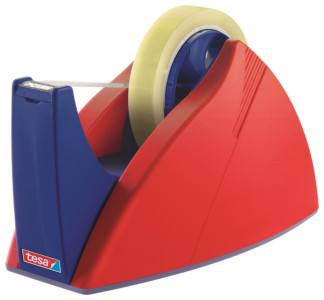 tesa Dévidoir de table Easy Cut Professional, rouge / bleu