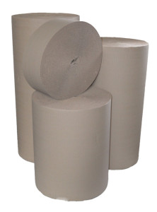 HAPPEL Rouleaux de carton ondulé, (l)200mm x (L)70m, 80 g/m2