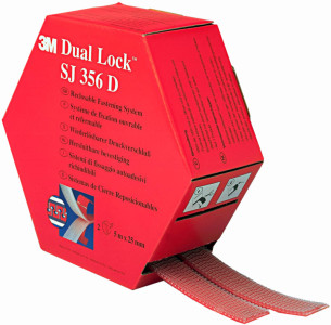 3M Dual Lock ferméture à préssion flexible , Couleur: