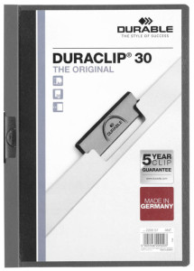 DURABLE Chemises à clip DURACLIP ORIGINAL 30, format A4,bleu