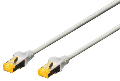 DIGITUS Câble patch, cat. 6A, S/FTP, 1,0 m, jaune