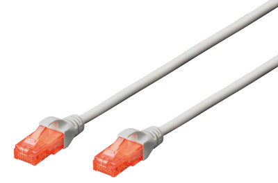 DIGITUS câble de raccordement, Cat 6., U / UTP, 3,0 m, jaune