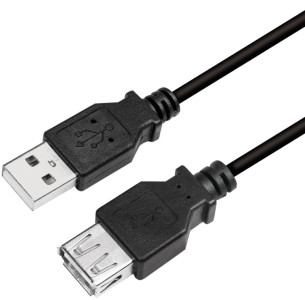 LogiLink Rallonge USB 2.0, gris, 5,0 m