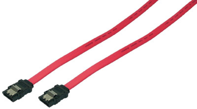 LogiLink Câble Serial ATA, 0,30 m, rouge