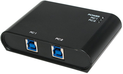 LogiLink Switch de partage USB 3.0, 2 PC sur un port USB