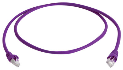 Telegärtner câble patch, Cat.6A (creux),S/FTP, 0,25 m,violet