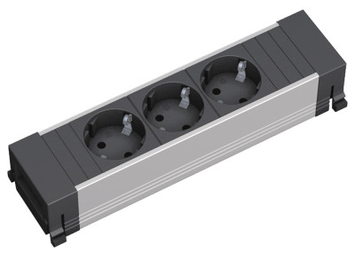 BACHMANN Power Frame Cover für 3-fach Steckdoseneinheit