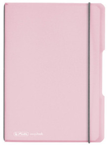 Herlitz Notizheft my.book pastel flex, A5, PP-couverture, rosé