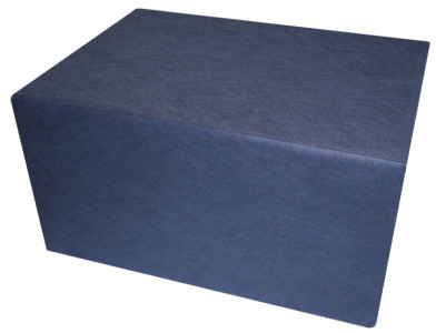 IWH Cube en mousse, dimensions: 550 x 400 x 300 mm, bleu