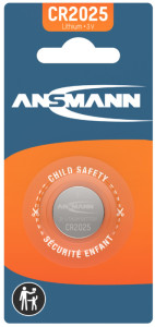 ANSMANN Lithium Knopfzelle CR2330, 3 Volt, 1er Blister