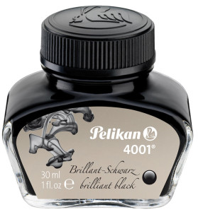 Pelikan Encre 4001 dans un flacon,brillant-noir,contenu:30ml