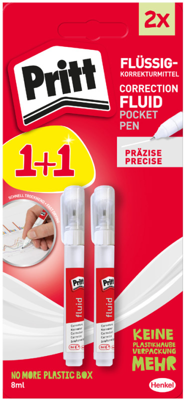 Flacon correcteur ZLC1W - blanc - 18 ml - Pentel