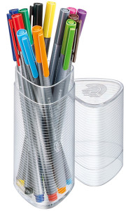 STAEDTLER fineliner triplus, 12er Dreikantbox