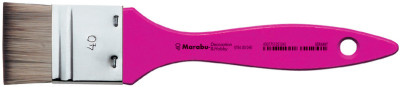 brosse à cheveux synthétique Marabu Décoration & Hobby, large, Gr. 30