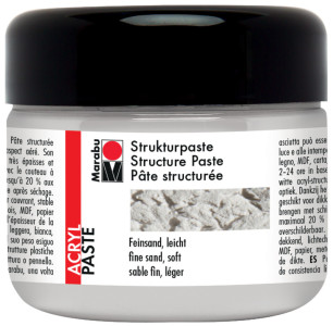 Marabu Pate structurée acrylique, 225 ml, sable fin,