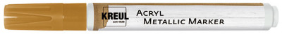 KREUL Acryl Metallic Marker Medium, pointe ronde, or