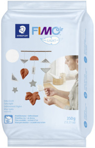 FIMO air LIGHT Pâte à modeler,durcissant à l'air,blanc,125 g