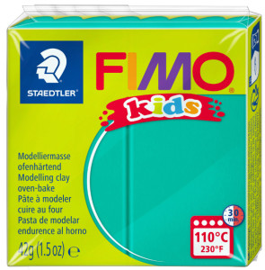 FIMO kids Pâte à modeler, à cuire au four, blanc, 42 g