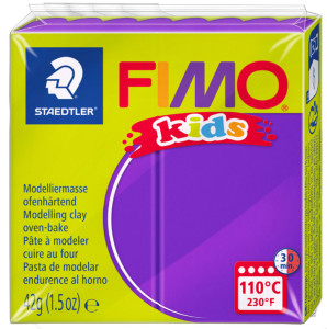 FIMO kids Pâte à modeler, à cuire au four, blanc, 42 g