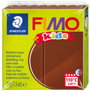 FIMO kids Pâte à modeler, à cuire au four, blanc, 42 g