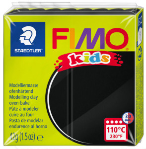 FIMO kids Pâte à modeler, à cuire au four, blanc, 42 g