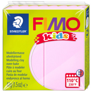 FIMO kids Pâte à modeler, à cuire au four, blanc, 42 g